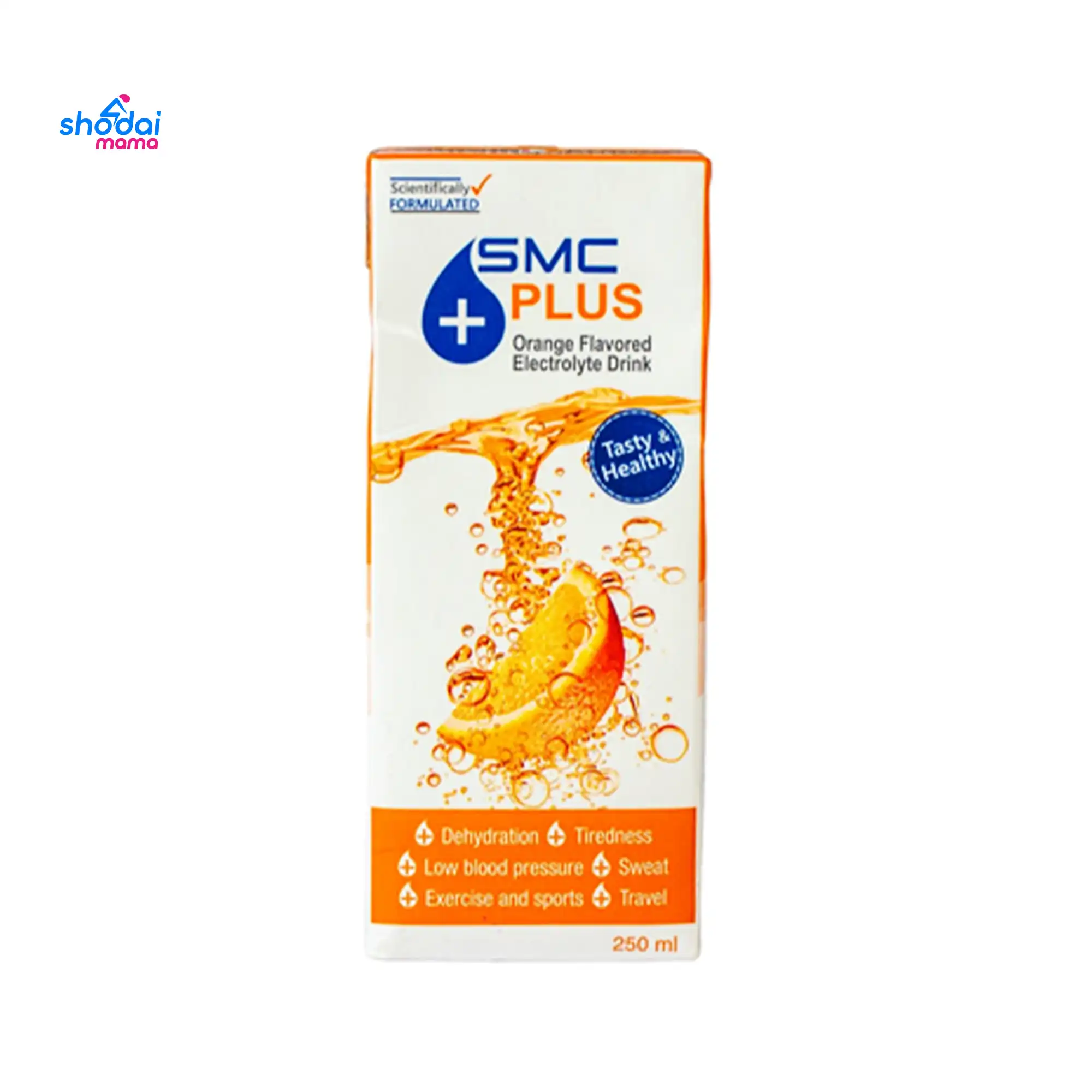 SMC Plus Orange Flavoured Electrolyte Drink 250ml